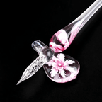 Glass Calligraphy Pen Set with Ink and Holder - 1.6cm Tip, 18.5cm Length, view 2