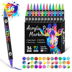 Double-sided Acrylic Paint Marker for Multi-surface Art - 24 to 120 Colours, view 5