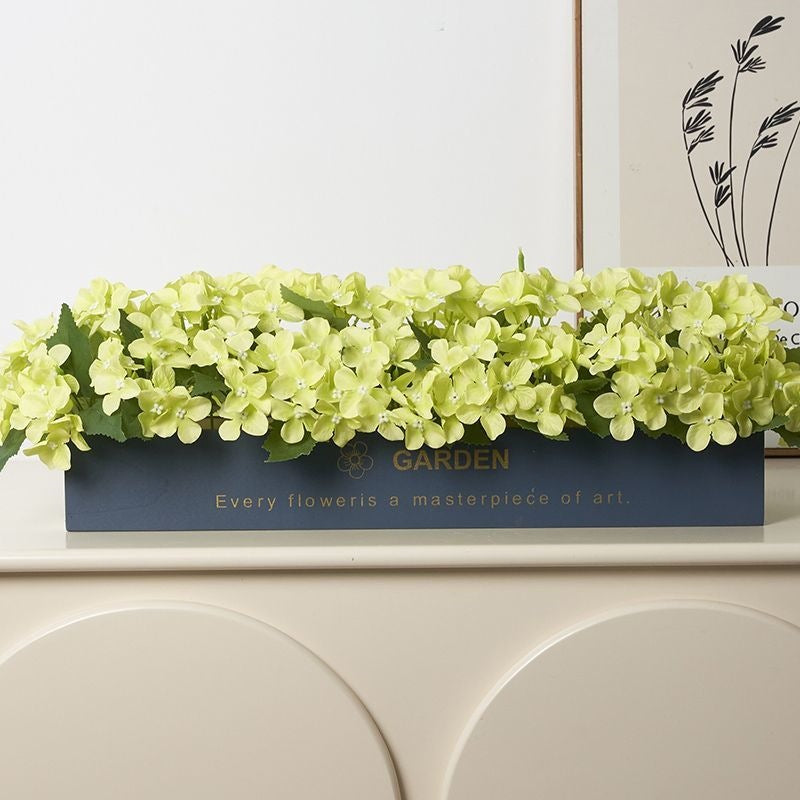 Artificial Botanical Flower Arrangement in Decorative Planter