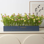 Artificial Botanical Flower Arrangement in Decorative Planter