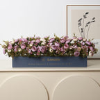 Artificial Botanical Flower Arrangement in Decorative Planter