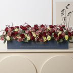 Artificial Botanical Flower Arrangement in Decorative Planter