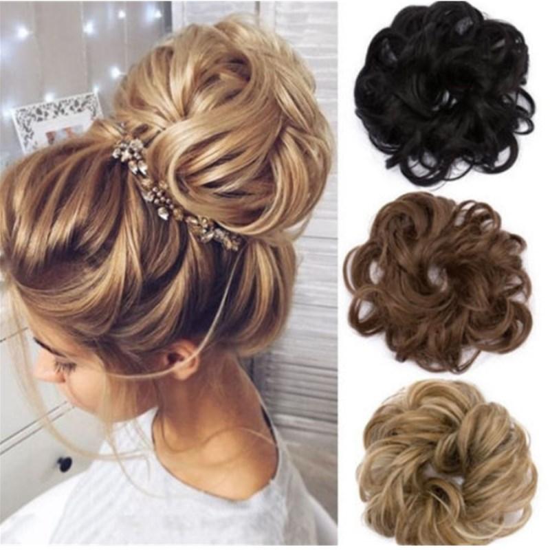 Artificial Hair Messy Bun Scrunchie