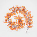 Artificial Maple Leaf Garland for Autumn and Halloween Decor