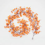 Artificial Maple Leaf Garland for Autumn and Halloween Decor
