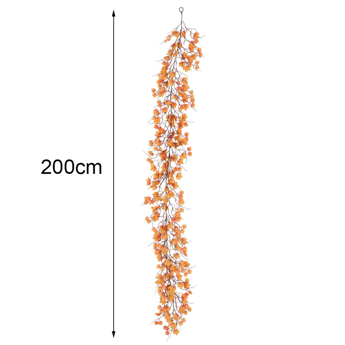 Artificial Maple Leaf Garland for Autumn and Halloween Decor