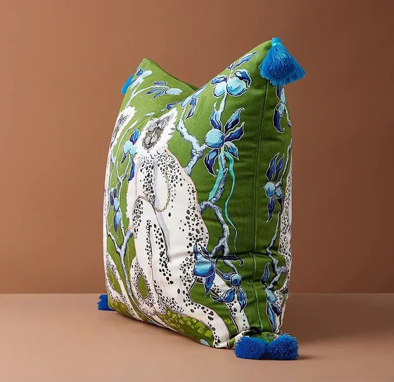 Ashcliff Monkey Pillow Cover by Signor-Welvere