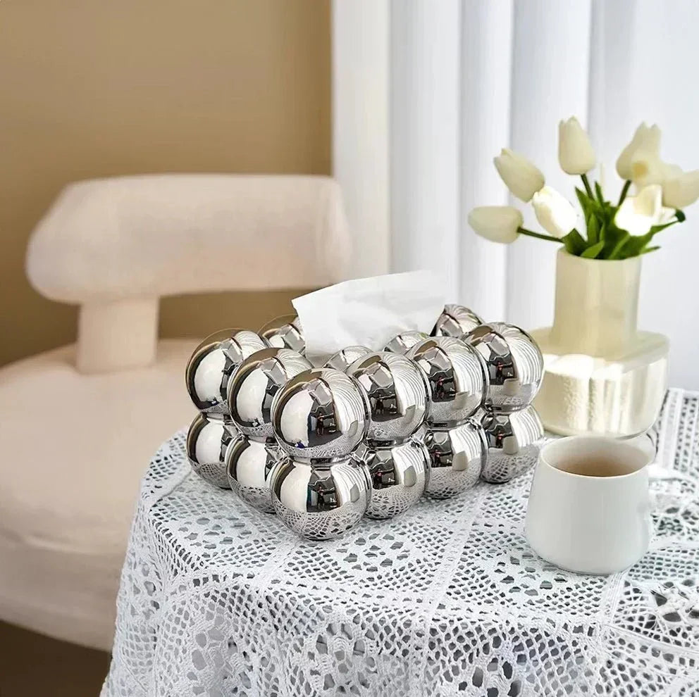 Ashhurst Bubble Shape Tissue Box Holder-Welvere