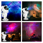 Astronaut LED Galaxy Projector Night Light, 360° Rotating Head, USB