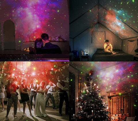 Astronaut LED Galaxy Projector Night Light, 360° Rotating Head, USB