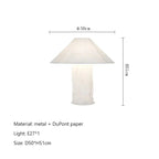Aurina Paper Table Lamp-Welvere