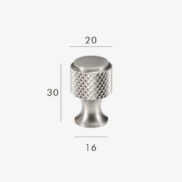 Auro Diamond-cut Knurled Knobs-Welvere