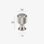 Auro Diamond-cut Knurled Knobs-Welvere