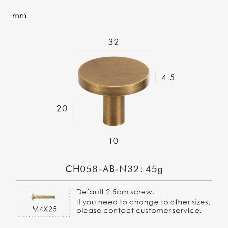 Auro Pinebrook Alva Cabinet Knob-Welvere