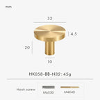 Auro Pinebrook Alva Cabinet Knob-Welvere