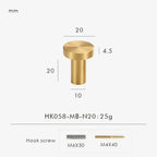 Auro Pinebrook Alva Cabinet Knob-Welvere