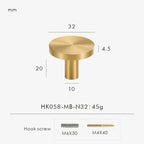 Auro Pinebrook Alva Cabinet Knob-Welvere