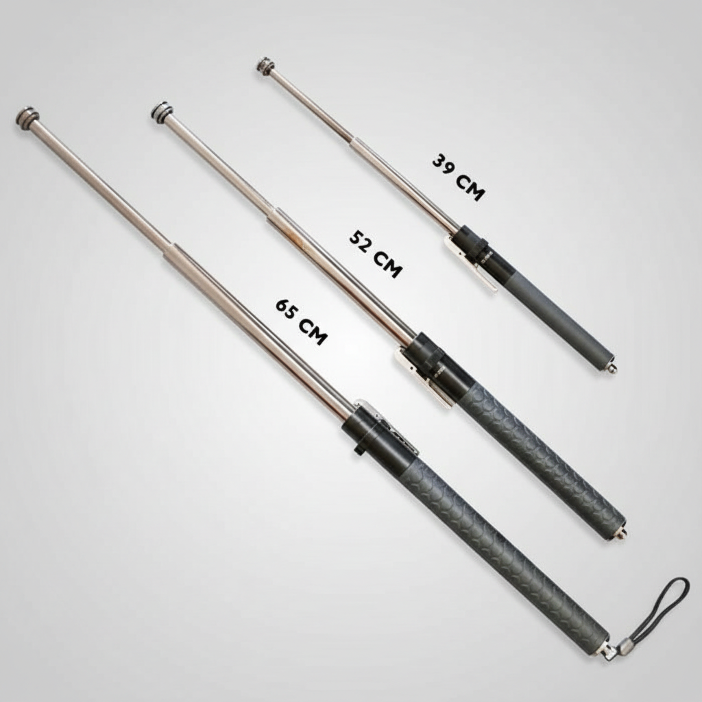 Automatic Hiking Walking Stick with LED Light, Alloy Steel