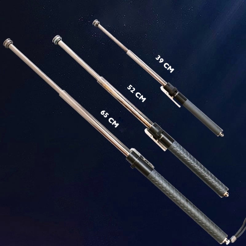 Automatic Hiking Walking Stick with LED Light, Alloy Steel