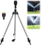 Automatic Rotating Garden Sprinkler with Adjustable Retractable Tripod