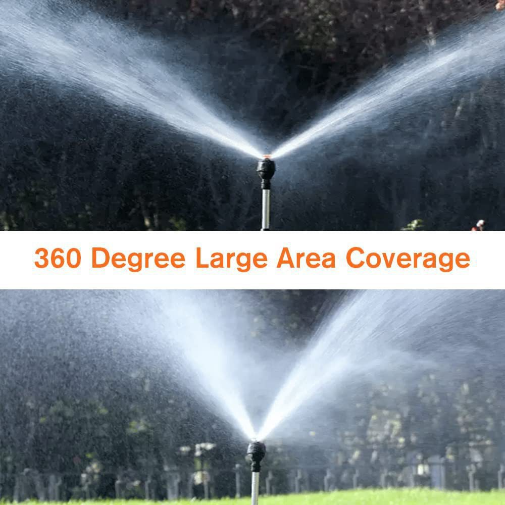 Automatic Rotating Garden Sprinkler with Adjustable Retractable Tripod