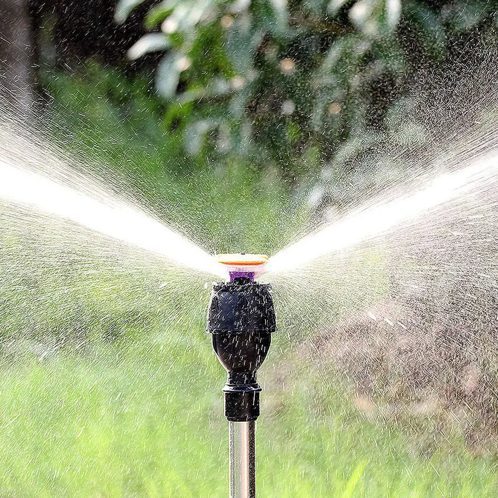 Automatic Rotating Garden Sprinkler with Adjustable Retractable Tripod