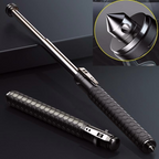 Automatically Extendable Steel Baton with Button Deployment