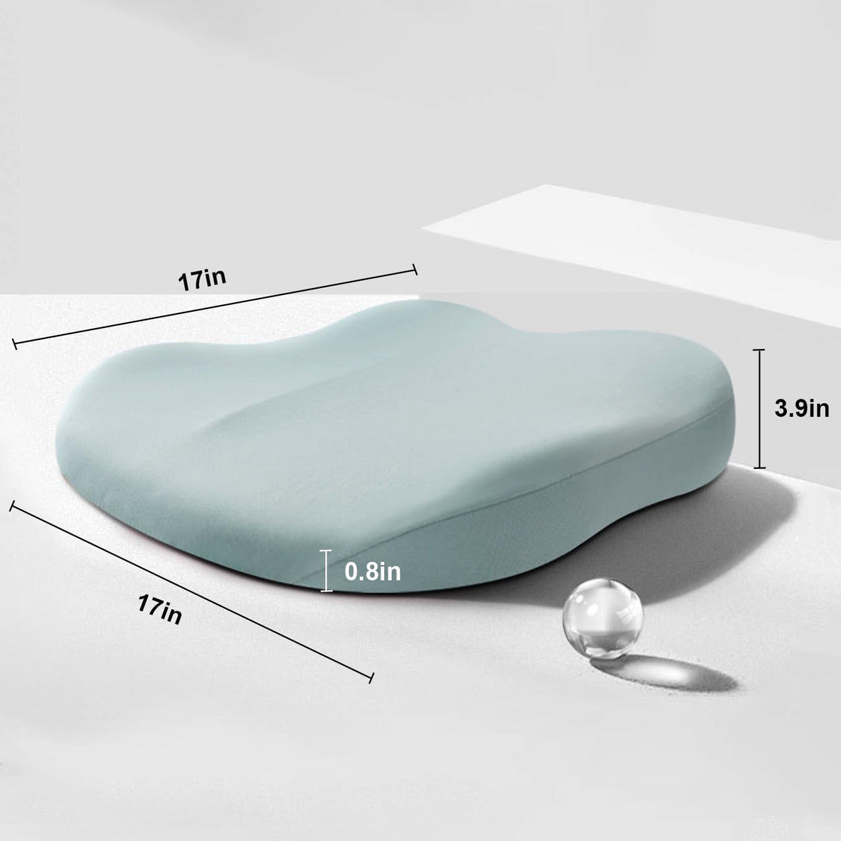 Adult Car Booster Seat Cushion - 10 cm Elevation, Lightweight 0.7 kg, view 11