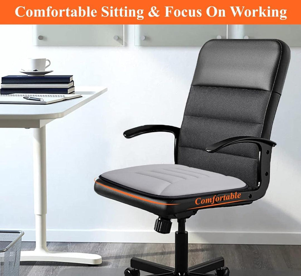 Memory Foam Car Seat Cushion - Ergonomic, Black, 48.5x48.5 cm, view 10