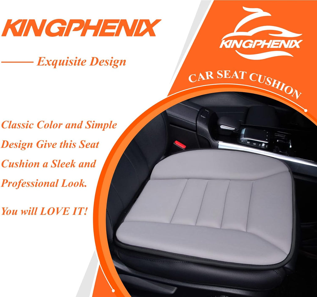 Memory Foam Car Seat Cushion - Ergonomic, Black, 48.5x48.5 cm, view 15