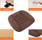 Memory Foam Car Seat Cushion - Ergonomic, Black, 48.5x48.5 cm, view 4
