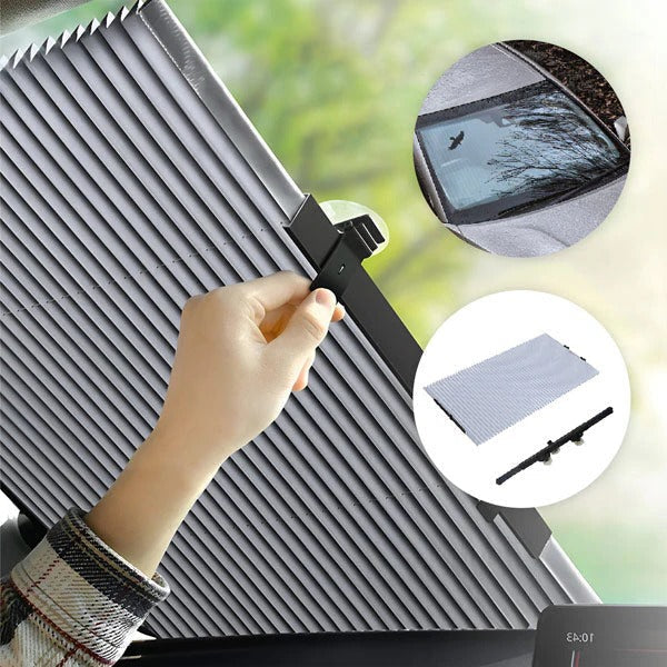 Car Sunshade for Front and Side Windows - Foldable, Universal Fit