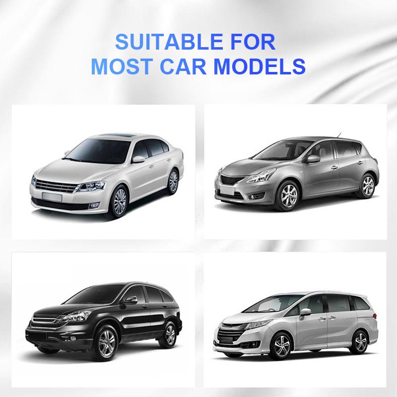 Magnetic Car Anti-Snow Cover - Aluminium Foil, 220x110cm, Silver, view 7
