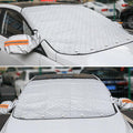 Magnetic Car Anti-Snow Cover - Aluminium Foil, 220x110cm, Silver