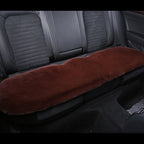 Thickened Winter Short Rabbit Plush Car Seat Cushion - Backless, Universal Fit, view 23