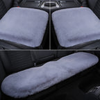 Thickened Winter Short Rabbit Plush Car Seat Cushion - Backless, Universal Fit, view 27