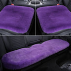 Thickened Winter Short Rabbit Plush Car Seat Cushion - Backless, Universal Fit, view 28
