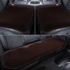 Thickened Winter Short Rabbit Plush Car Seat Cushion - Backless, Universal Fit, view 30