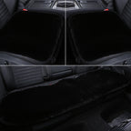 Thickened Winter Short Rabbit Plush Car Seat Cushion - Backless, Universal Fit, view 31