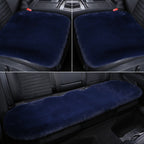 Thickened Winter Short Rabbit Plush Car Seat Cushion - Backless, Universal Fit, view 32