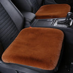 Thickened Winter Short Rabbit Plush Car Seat Cushion - Backless, Universal Fit, view 6