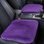 Thickened Winter Short Rabbit Plush Car Seat Cushion - Backless, Universal Fit, view 8