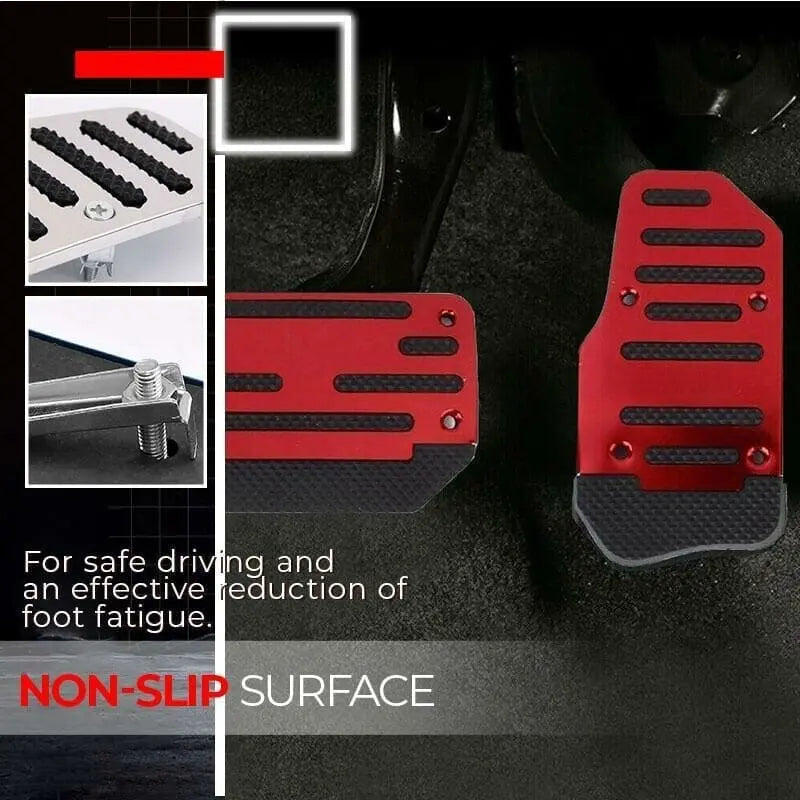 Non-slip Car Foot Pedals - Universal Fit, Plastic Metal Rubber, view 5