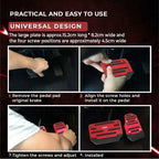 Non-slip Car Foot Pedals - Universal Fit, Plastic Metal Rubber, view 7