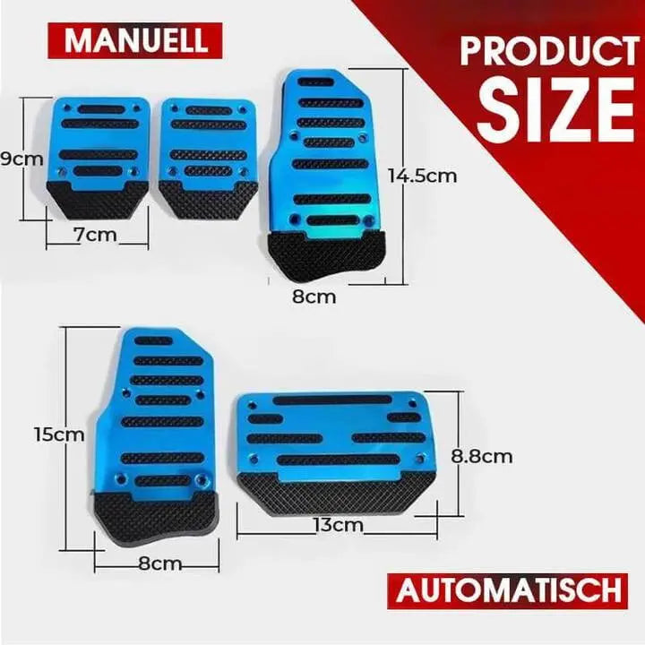 Non-slip Car Foot Pedals - Universal Fit, Plastic Metal Rubber, view 8