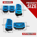 Non-slip Car Foot Pedals - Universal Fit, Plastic Metal Rubber, view 8