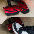 Non-slip Car Foot Pedals - Universal Fit, Plastic Metal Rubber