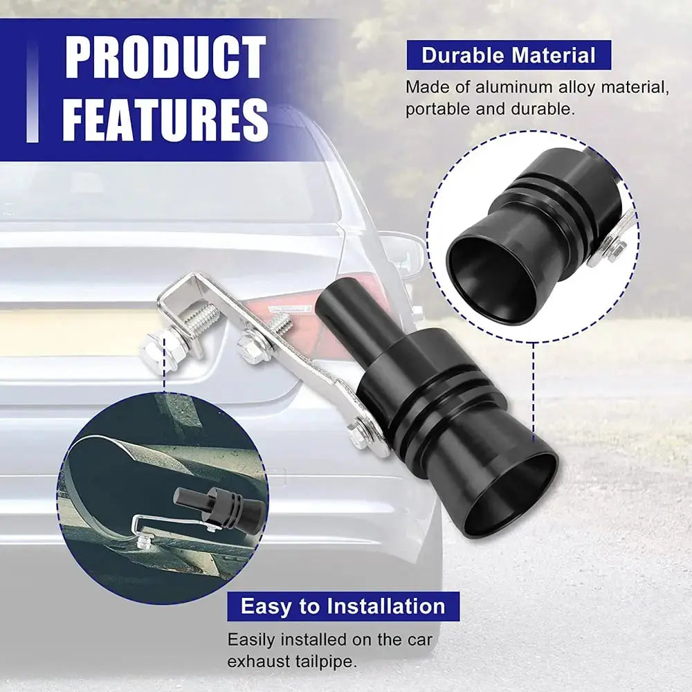 Exhaust Resonator for Cars and Motorcycles - Aluminium Alloy, DIY Installation, view 4