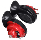 Powerful 300 Decibel Vehicle Horn - 24V, Red, ABS and Metal, view 5