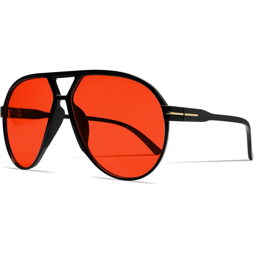 Aviator Oversize Square Sunglasses, UV400